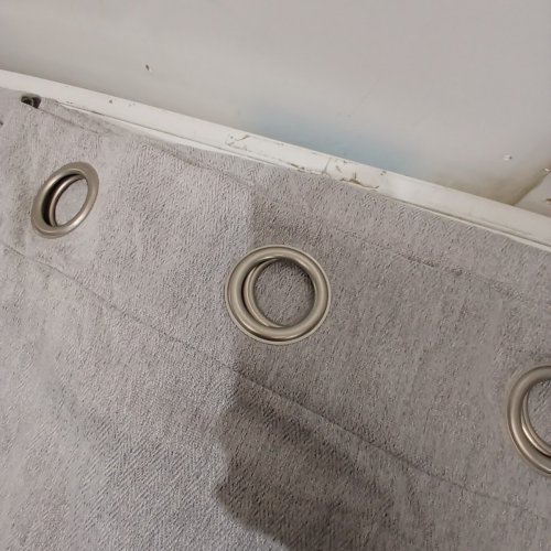 (2 PANEL) BEAUTYREST GROMMET TOP BLACKOUT CURTAIN WITH LINER - 52" X 90" - SILVER (MODEL: 6699105) image 3