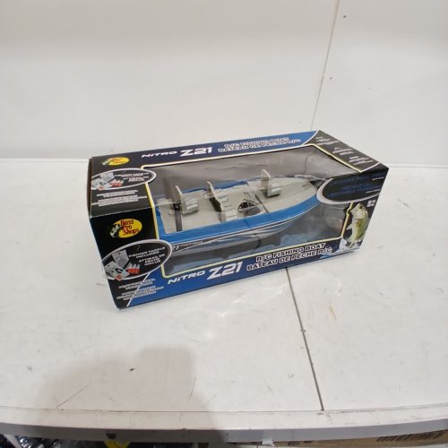 BASS PRO SHOPS NITRO Z21 RC FISHING BOAT TOY - BLUE (MODEL: B1390) image 2