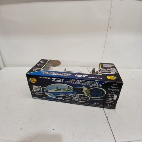 BASS PRO SHOPS NITRO Z21 RC FISHING BOAT TOY - BLUE (MODEL: B1390) image 4
