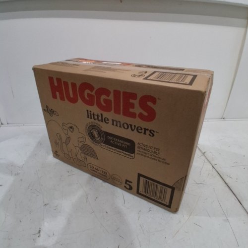 132PK HUGGIES® LITTLE MOVERS DIAPERS - SIZE 5 - LION KING image 2