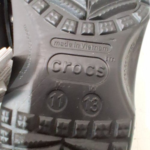 UNISEX ADULT CROCS CLASSIC LINED CLOG - MENS SIZE 11 WOMENS SIZE 13 - BLACK image 5