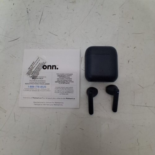ONN. NOISE CANCELLING WIRELESS EARPHONES - BLACK (ITEM: 2520C) image 5