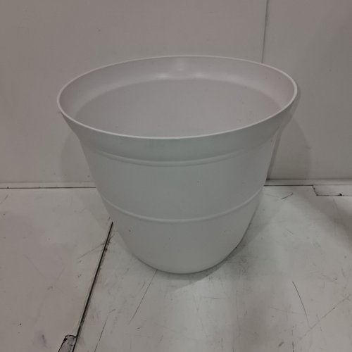 MAINSTAYS BELL PLANTER - 12" - WHITE (ITEM: BWPP251204) image 2