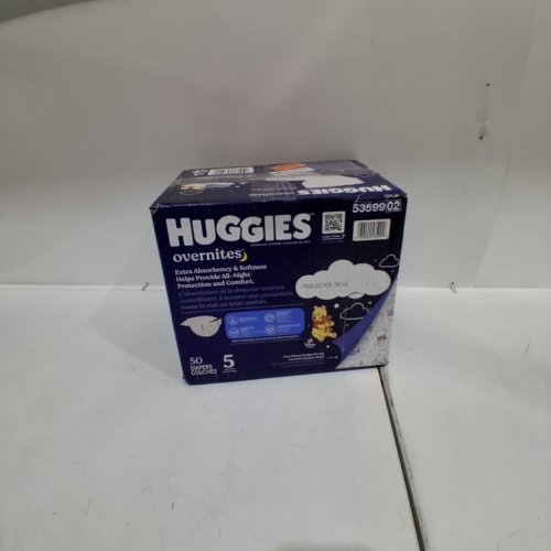 50PK HUGGIES OVERNIGHTS ALL-NIGHT PROTECTION AND COMFORT - SIZE 5 (27LB+) - DISNEY WINNIE THE POOH (MODEL: 5359902) image 4