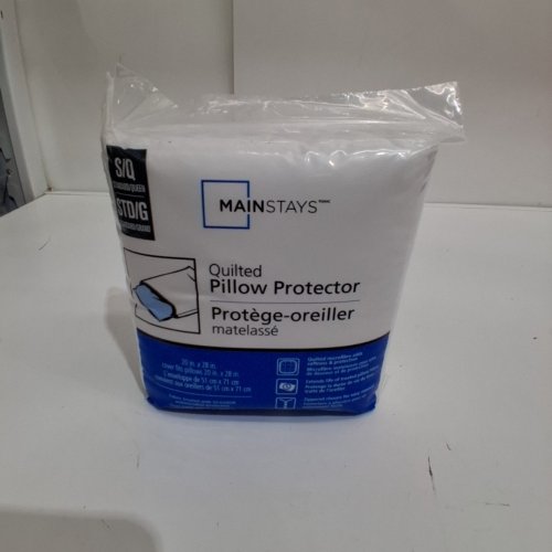MAINSTAYS QUILTED MICROFIBRE PILLOW PROTECTOR - 20" X 28" (QUEEN/STANDARD) (MODEL: MSM2611622C) image 3