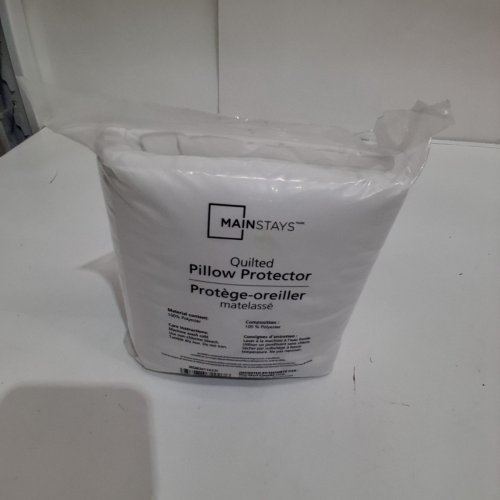 MAINSTAYS QUILTED MICROFIBRE PILLOW PROTECTOR - 20" X 28" (QUEEN/STANDARD) (MODEL: MSM2611622C) image 4
