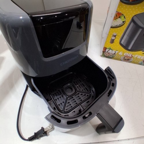 CHEFMAN MINI TURBOFRY TOUCH DIGITAL AIR FRYER - 2L - GREY (MODEL:RJ38-2T-GREY) image 3