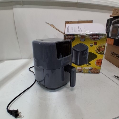 CHEFMAN MINI TURBOFRY TOUCH DIGITAL AIR FRYER - 2L - GREY (MODEL:RJ38-2T-GREY) image 4
