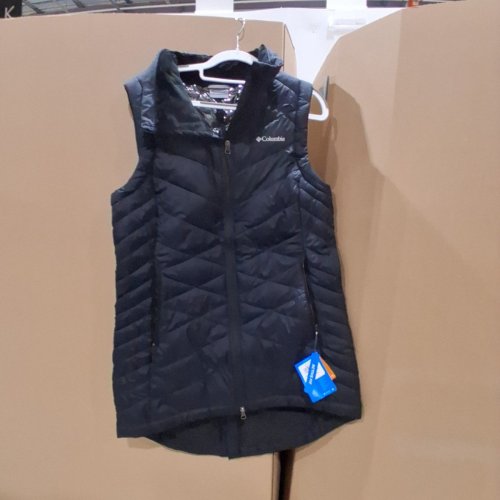 WOMEN'S COLUMBIA HEAVENLY II LONG VEST - LARGE - BLACK - (STYLE: WK1516) image 2