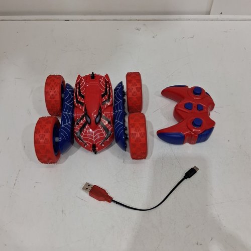 VICIA SPIDER MAN REMOTE CONTROL STUNT CAR- RED / BLUE (MODEL: WJ12881) image 4