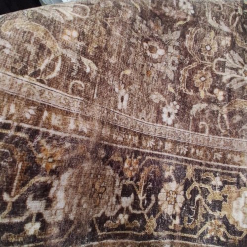 FLORAL VINTAGE AREA RUNNER RUG - 3FT X 10FT - BROWN / BEIGE image 4