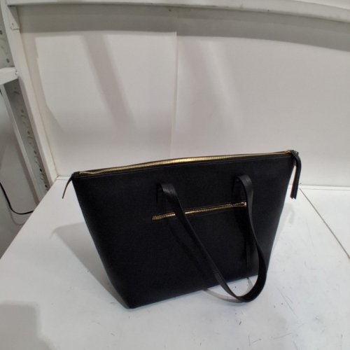 BUFFALO DAVID BITTON LEATHER TOTE SHOULDER BAG - BLACK (MODEL: 2012486) image 4