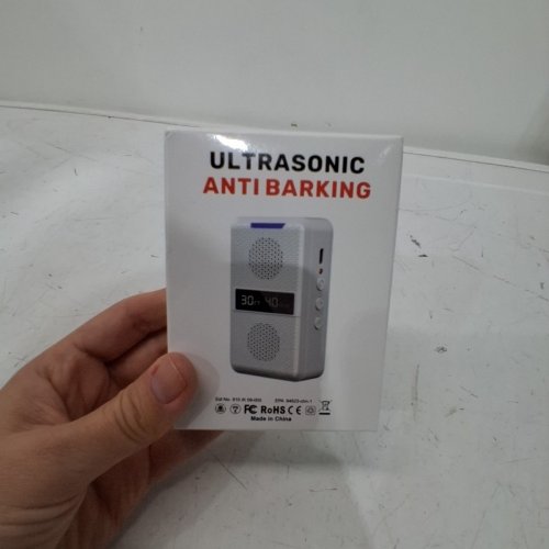 HUHUWOW ULTRASONIC ANTI BARKING DEVICE FOR DOGS - 30FT RANGE - WHITE (MODEL: AB02) image 2