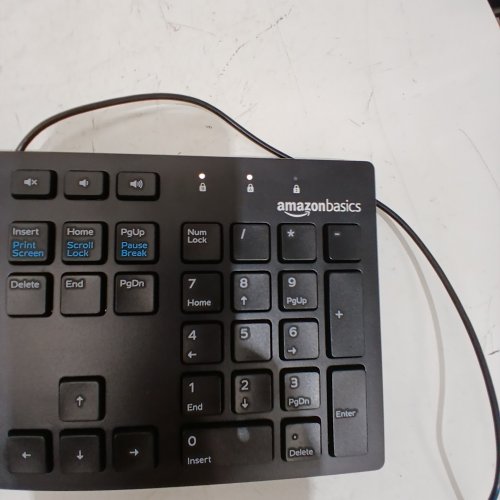 AMAZON BASICS USB WIRED COMPUTER KEYBOARD - BLACK image 3