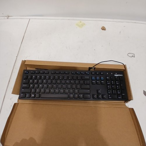 AMAZON BASICS USB WIRED COMPUTER KEYBOARD - BLACK image 4