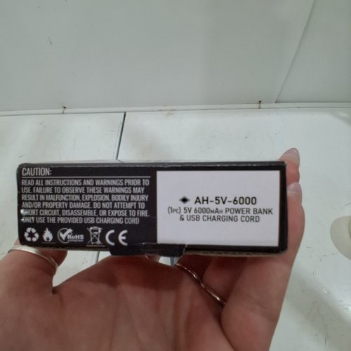 ACTIONHEAT POWER BANK FOR HEATED CLOTHING - 6000 MAH 5 V - BLACK (MODEL: AH-5 V-6000) image 2