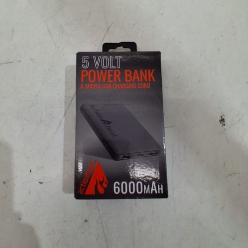 ACTIONHEAT POWER BANK FOR HEATED CLOTHING - 6000 MAH 5 V - BLACK (MODEL: AH-5 V-6000) image 4