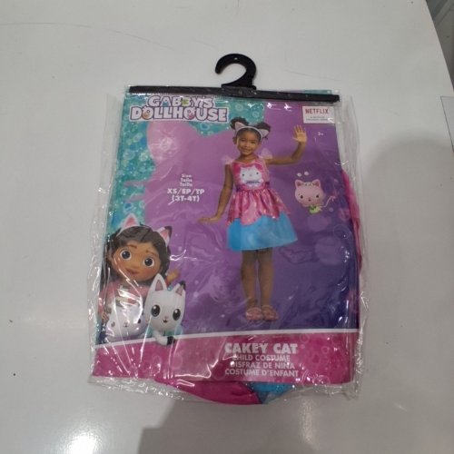 2PC DISGUISE GABBYS DOLLHOUSE CAKEY CAT COSTUME - EXTRA SMALL (MODEL: 125199S) image 2