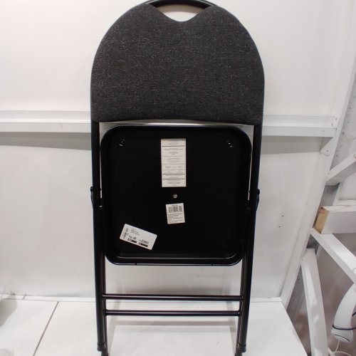 MAINSTAYS PADDED FABRIC CHAIR - 18.3" X 19.7" X 34.7" - GRAY (STYLE: CHFC1833) image 3