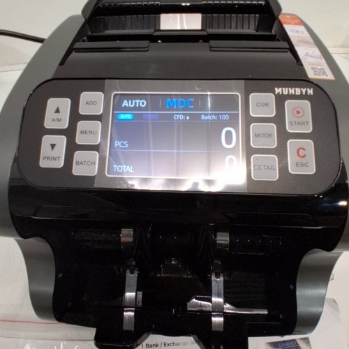 MUNBYN BILL COUNTER - 100-240 V - 80W - BLACK (MODEL: IMC22) image 2