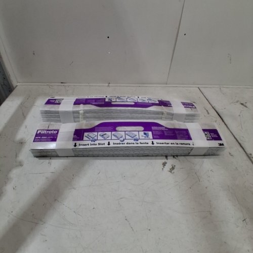 2PK FILTRETE ELECTROSTATIC FURNACE AIR FILTERS - 16" X 25" X 4 - MPR 1550 - MERV 12 image 2