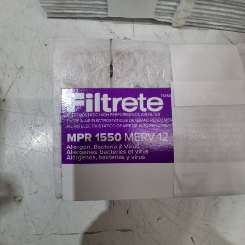 2PK FILTRETE ELECTROSTATIC FURNACE AIR FILTERS - 16" X 25" X 4 - MPR 1550 - MERV 12 image 3