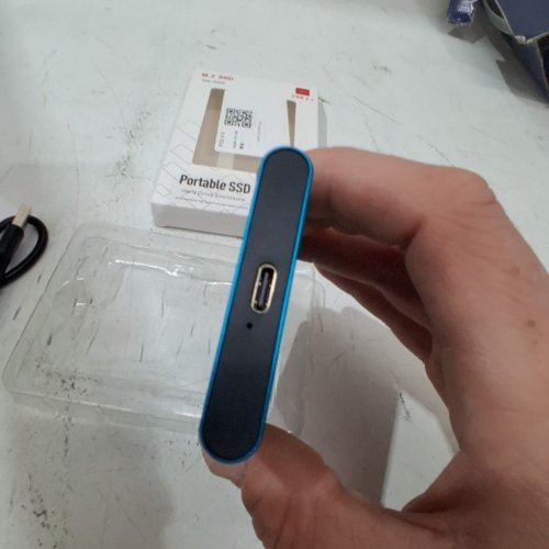 M.2 SSD ENCLOSURE - 8TB - USB 3.1, TYPE-C - BLUE (MODEL: SHL-R320) image 4
