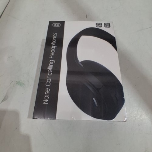 NOISE CANCELLING WIRELESS HEADPHONES - BLACK (MODEL: A18) image 2