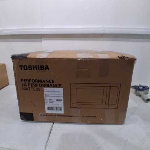 TOSHIBA COMPACT COUNTERTOP MICROWAVE OVEN - 1.2CU.FT - 1500W - STAINLESS STEEL (MODEL: ML-EM31P(SS)/CA) image 5