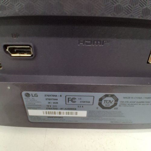 LG ULTRAGEAR GX7 OLED GAMING MONITOR - 27"- 240 HZ - BLACK (MODEL: 27GX704A-B) image 5