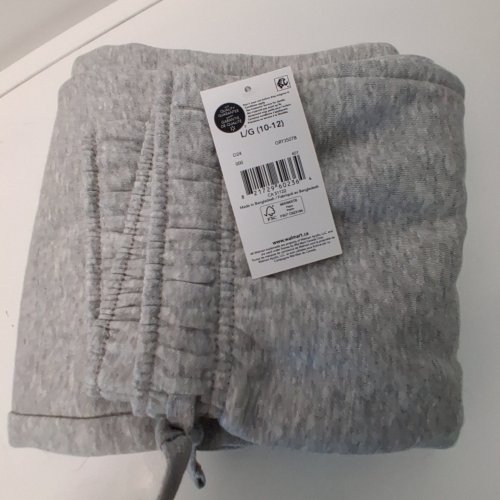 BOYS GEORGE FLEECE JOGGERS- LARGE (10-12) - GRAY image 2