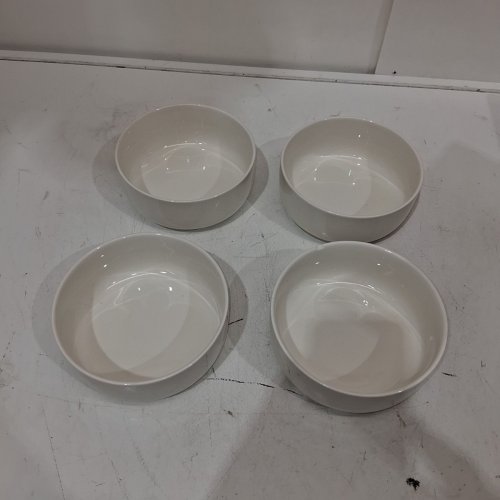 24PC MALACASA PLATES AND BOWLS SETS - IVORY WHITE (MODEL: LUNA-24-E ) image 3
