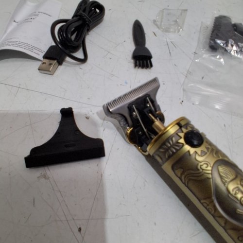 RESUXI CORDLESS PROFESSIONAL T-BLADE HAIR TRIMMER - GOLD - (MODEL: JM-700A). image 4