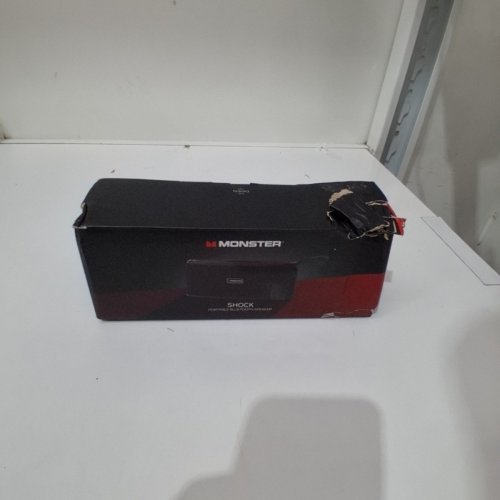 MONSTER SHOCK PORTABLE BLUETOOTH IPX6 WATERPROOF SPEAKER - 30W - BLACK (MODEL: ,S62123) image 4