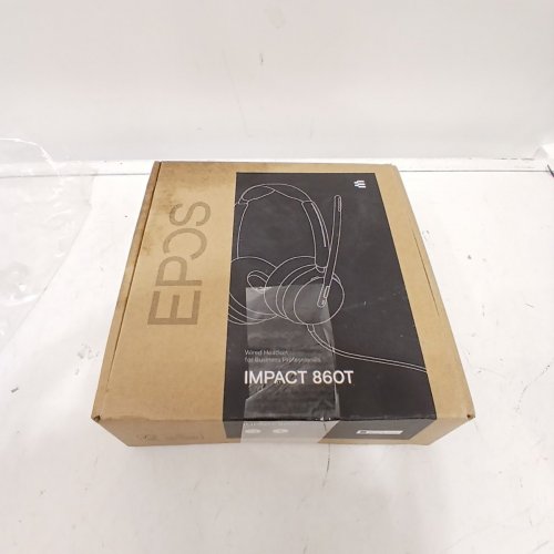 EPOS IMPACT 860T DOUBLE SIDED WIRED USB-C/USB-A HEADSET WITH NOISE CANCELLING MICROPHONE - BLACK image 5