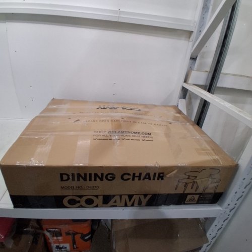 2PK COLAMY NOYA MID-CENTURY MODERN DINING CHAIRS - 250LBS MAX - BROWN/BEIGE - (MODEL: D6270) image 5
