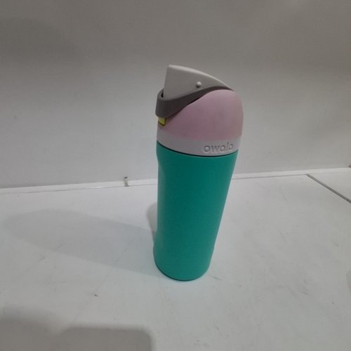 OWALA FREESIP STAINLESS STEEL WATER BOTTLE - 16OZ - TEAL/PINK(MODEL: 1856617) image 3