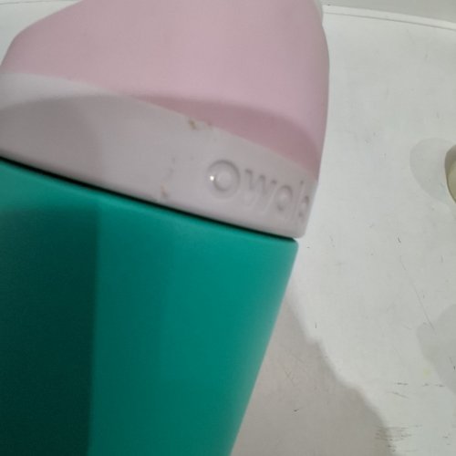 OWALA FREESIP STAINLESS STEEL WATER BOTTLE - 16OZ - TEAL/PINK(MODEL: 1856617) image 6