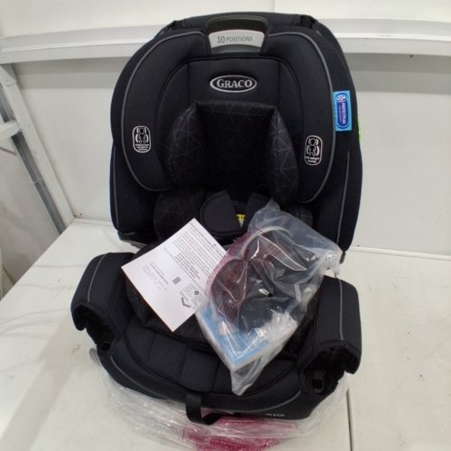GRACO 4EVER 4-IN-1 CONVERTIBLE FROM INFANT TO TODDLER CAR SEAT WITH WASHABLE SEAT COVER - 4-120LB CAPACITY - DREW STYLE /NAVY BLUE (MODEL: 2168323) image 3