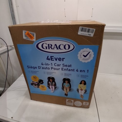 GRACO 4EVER 4-IN-1 CONVERTIBLE FROM INFANT TO TODDLER CAR SEAT WITH WASHABLE SEAT COVER - 4-120LB CAPACITY - DREW STYLE /NAVY BLUE (MODEL: 2168323) image 5