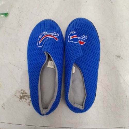 FOCO BUFFALO BILLS COZY SLIPPERS - LARGE - BLUE image 3