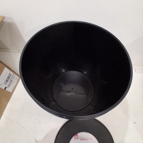 72 HRS PREMIUM PORTABLE CAMPING TOILET SEAT WITH LID AND BUCKET FOR CAMPING, HIKING, EMERGENCIES - BLACK (MODEL: SAN-006) image 4