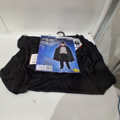 4PC BOYS PARTYHOLIC BLOOD THIRSTY VAMPIRE COSTUME SET - ONE SIZE - BLACK / RED image 2