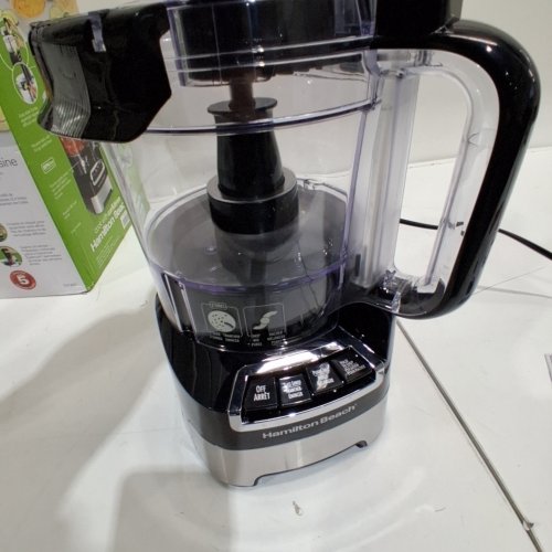 HAMILTON BEACH STACK & SNAP FOOD PROCESSOR - 10 CUP - BLACK (MODEL: 70723C) image 2