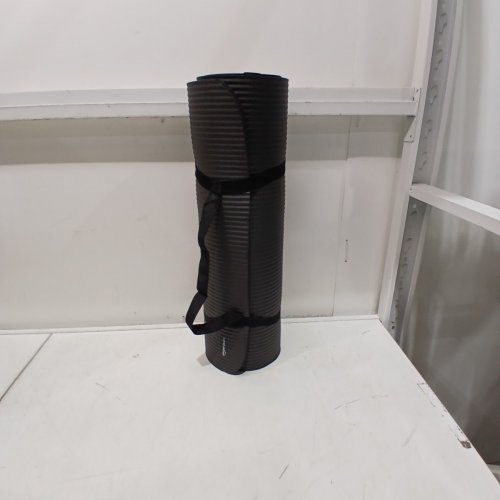 AMAZON BASICS EXTRA THICK EXERCISE/YOGA MAT - 74" X 24" X 1/2" - BLACK image 2