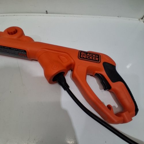 BLACK + DECKER 3-IN-1 COMPACT ELECTRIC MOWER STRING TRIMMER - 12" PATH - 6.5AMP - ORANGE/BLACK (MODEL: BESTA512CM) image 2