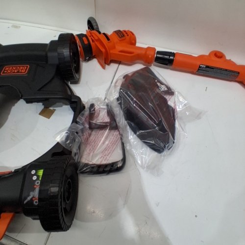 BLACK + DECKER 3-IN-1 COMPACT ELECTRIC MOWER STRING TRIMMER - 12" PATH - 6.5AMP - ORANGE/BLACK (MODEL: BESTA512CM) image 5