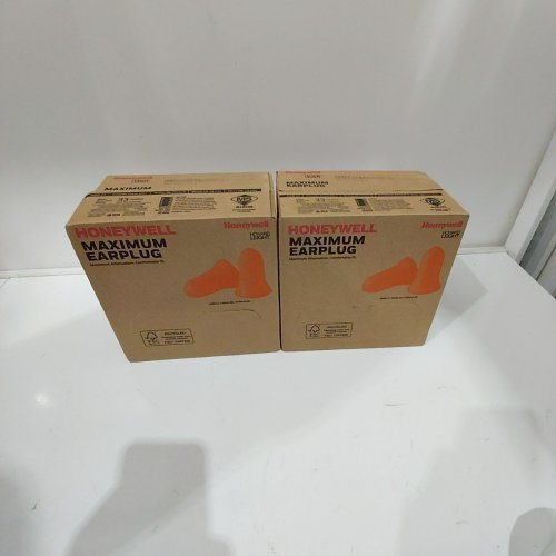 2 (200PR) HONEYWELL HOWARD LEIGHT MAXIMUM DISPOSABLE UNCORDED FOAM EARPLUGS - 33 DECIBELS - ORANGE (MODEL: MXM-1) - (400 PAIRS TOTAL) image 2