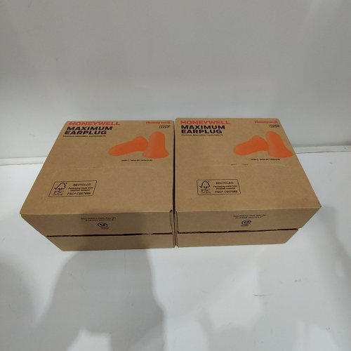 2 (200PR) HONEYWELL HOWARD LEIGHT MAXIMUM DISPOSABLE UNCORDED FOAM EARPLUGS - 33 DECIBELS - ORANGE (MODEL: MXM-1) - (400 PAIRS TOTAL) image 4
