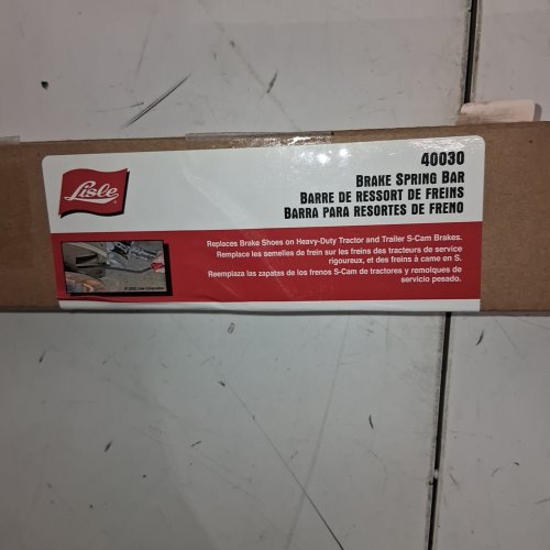 LISLE BRAKE SPRING BAR - BLACK / RED (MODEL: 40030) image 5